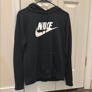Nike Men's Black Hoodie Sweater